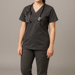 Dickies Women's Grey scrub set./nurse/silky/NWT/medical uniform